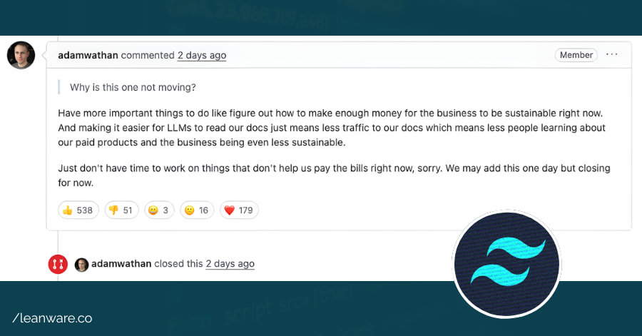 Tailwind's AI Crisis: 75% Layoffs, 80% Revenue Drop