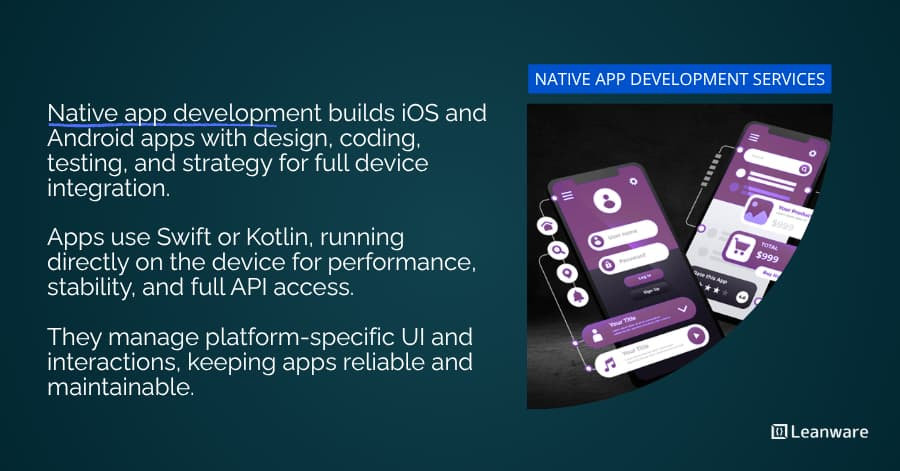 Native App Development Services | Expert iOS &amp; Android Solutions