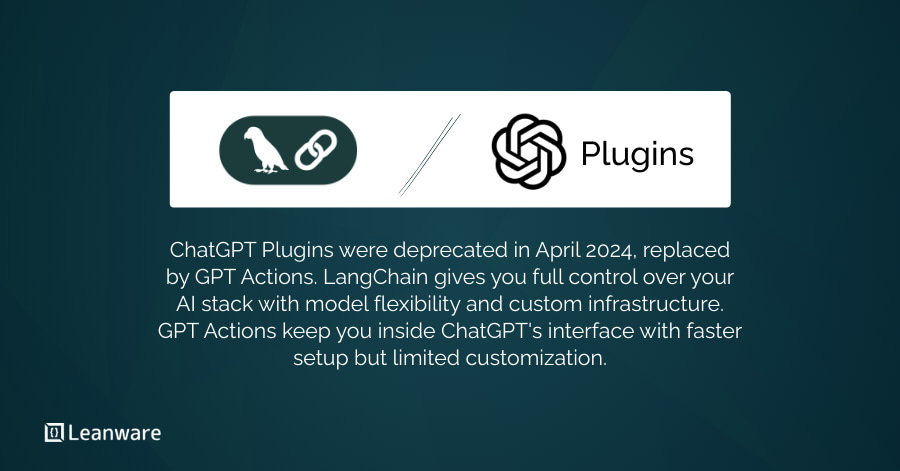 LangChain vs ChatGPT Plugins: Key Differences &amp; How to Choose