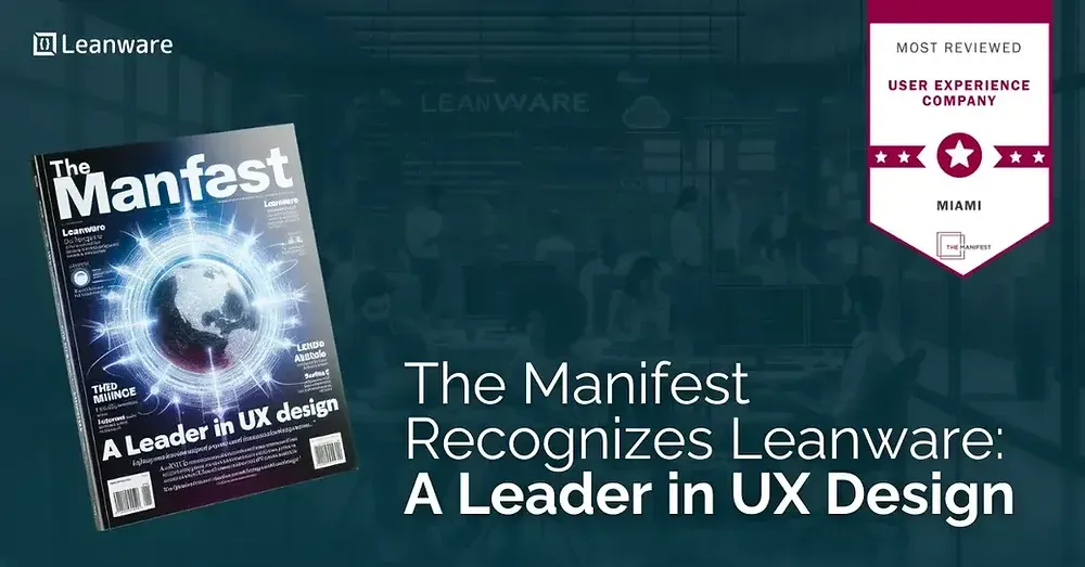 The Manifest Recognizes Leanware: A Leader in UX Design - Miami