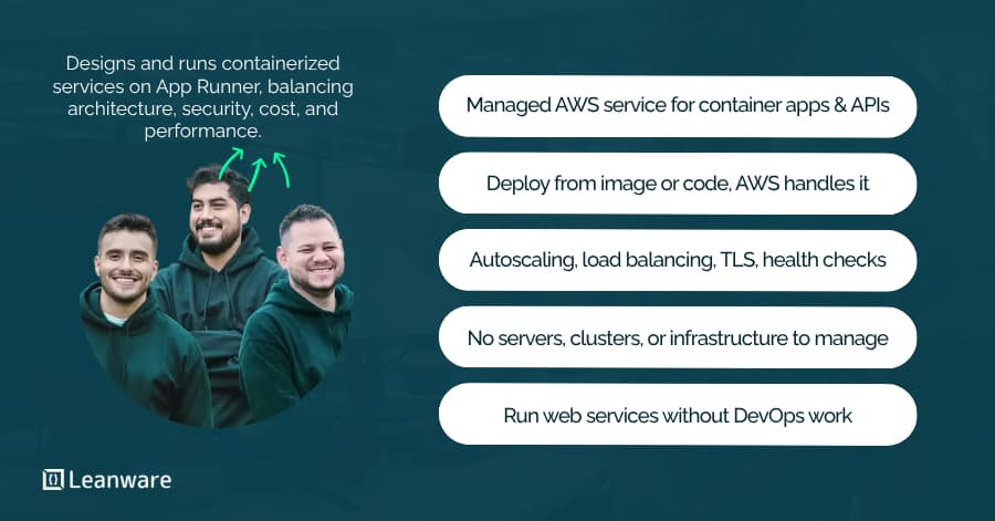 Hire Nearshore AWS App Runner Engineer