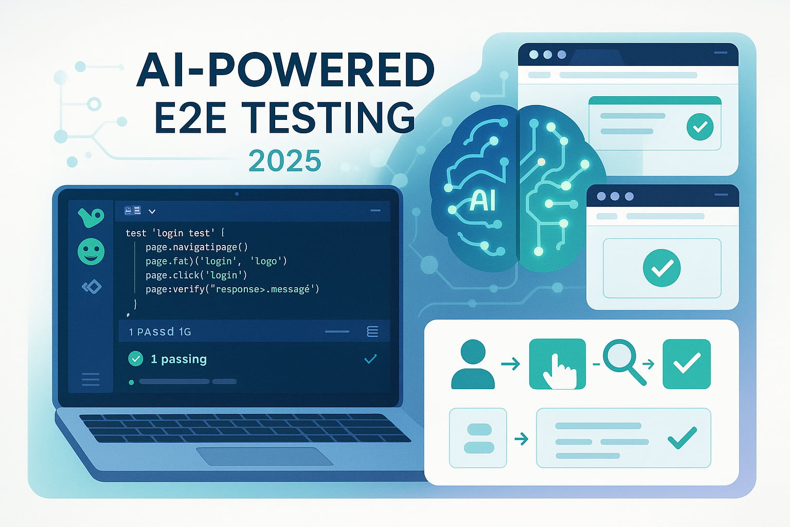 How to Write an E2E Automated Test Using AI in 2025 | Guide