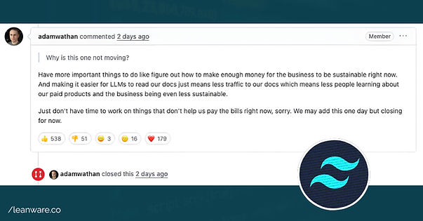 Tailwind Labs' Crisis