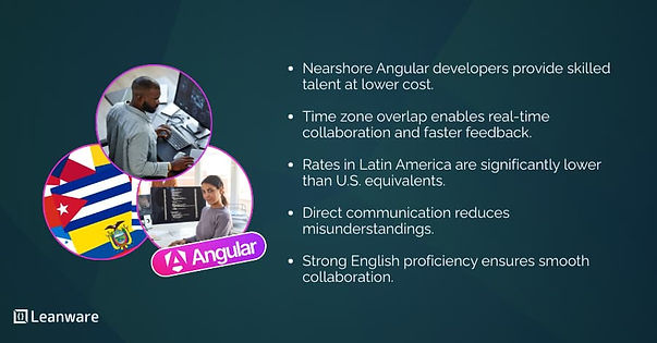 Hire Nearshore Angular Developer
