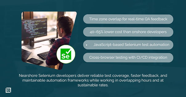 Hire Nearshore Selenium Developers