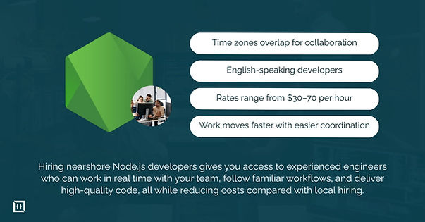 Hire Nearshore NodeJS Developer