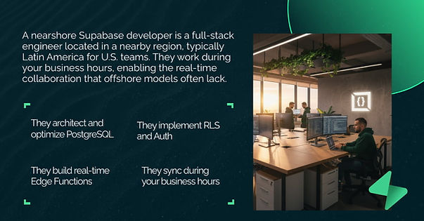 Hire Nearshore Supabase Developer