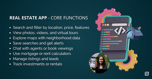 Real Estate App - Core Functions