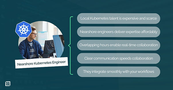 Hire a Nearshore Kubernetes Engineer