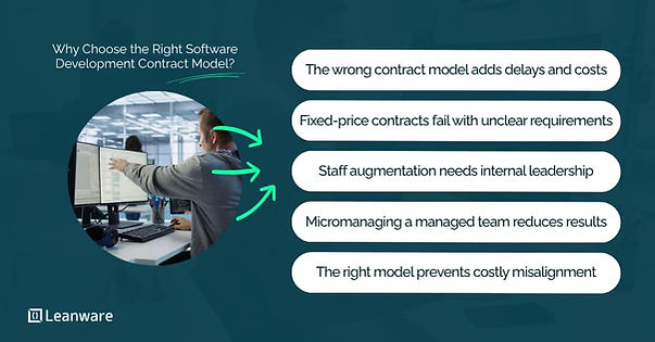 Why Choosing the Right Software Development Contract Model Matters