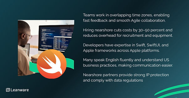 Hire Nearshore Swift Developer