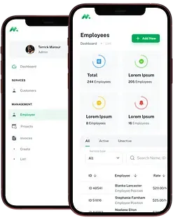 UX and UI interface app