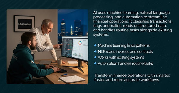 AI for Financial Operations & Reporting
