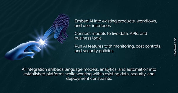 AI Integration Services for Existing Applications