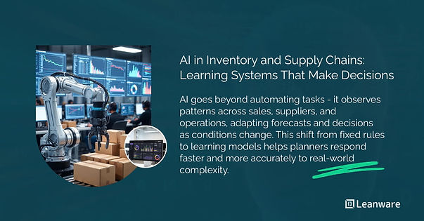 What Is AI for Inventory & Supply Chain Automation